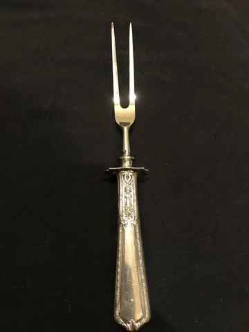 Sterling Silver Handle Serving Fork Cover