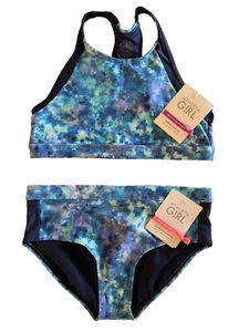 Neu mit Etikett * Athleta Mädchen Tagesanbruch Delphiniumblau Schwimmen Top & Unterteil * Größe 16 ** 2 Stück - Bild 1 von 6