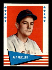 1961 Fleer #128 Ray Mueller   NM/NM+ X2510809