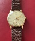 OMEGA Gold Plated Gents Watch Vintage Hand-Winding men's Wristwatch Collectible
