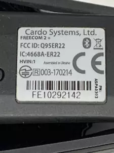 PARTS CARDO FREECOM 2+ - Foto 1 di 3