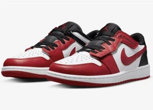 AIR JORDAN 1 MEN SIZE 7. 5 FLYEASE GYM RED BLACK WHITE dm1206-163 Free Shipping - Picture 1 of 7