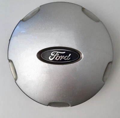  2001 2002 2003 2004 2005 2006  Ford Escape Center Hub Cap Silver YL84-1A096-DB - Image 1 of 4