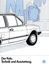 VW Polo Technische Daten und Ausstattungen Prospekt 1987 1/87 D data brochure
