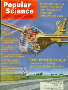 1971 Popular Science Magazine: Man-Powered Flight/Pinto & Vega 10,000 mile test - Picture 1 of 1