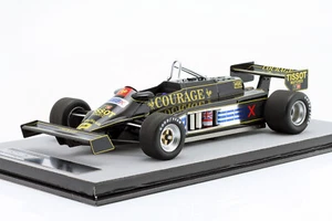 New Tecnomodel Lotus 87 F1 #12 British 1981 1:18 Model Car Black TM18-170C KidBX - Picture 1 of 4
