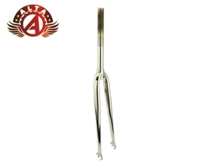 ALTA Bicycle 700 Bike Steel 309 Fork 1" Threaded Chrome Road Bike Fork - Picture 1 of 1