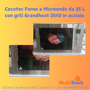 Cecotec Forno a Microonde da incasso da 25 L con grill - Foto 1 di 1