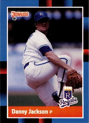 1988 Donruss #132c Danny Jackson - Kansas City Royals - Image 1 of 2