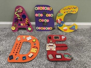 Scrapbook Alphabet Letters-Painted & Decorated Classroom Display - Picture 1 of 5