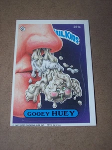 1987 Garbage Pail Kids series 7 Gooey Huey #261a GPK OS7 EX-NM - Picture 1 of 2