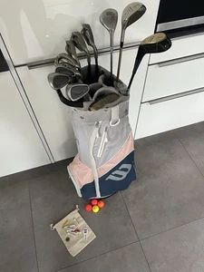 Frauen Golfschläger Damen Golfset komplett mit WILSON Golf Bag Set Ladies rechts - Bild 1 von 11