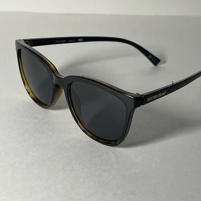 foster grant sunglasses mens SR1023 Tortoise Black Polarized Lenses FGLP 24 494 - Image 1 of 4