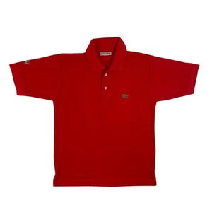 Vintage Negligee Lacoste Poloshirt Rot Small - Bild 1 von 4