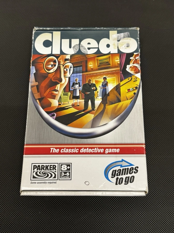 Cluedo Parker Games To Go Travel Version 2005 Opened Sealed Contents Hasbro - Image 1 of 3