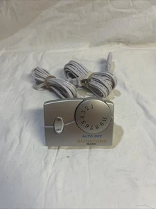 Biddeford TC11BA Auto Off Heated Electric Blanket Control Power 4 Prong Silver - Picture 1 of 5