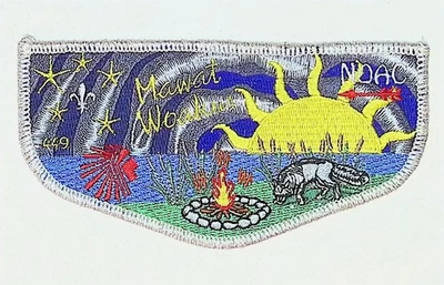 Mawat Woakus Lodge 449 Black Swamp Area OH NOAC 1996 Flap SMY Bdr (JM1973) - Image 1 of 2