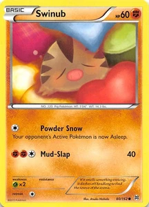 Swinub 80/162 XY BREAKthrough Pokemon 005868 - Picture 1 of 2