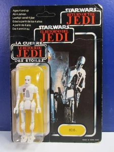 TRILOGO vintage star wars 8D8 DROID ACTION FIGURE MOC kenner RITORNO JEDI 79BK - Foto 1 di 15