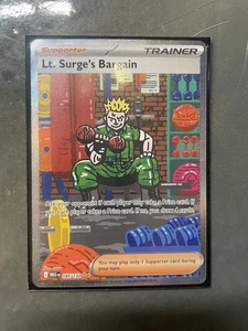 Lt. Surge's Bargain - Special Illustration Rare ME01: Mega Evolution 185/132 NM - Picture 1 of 1