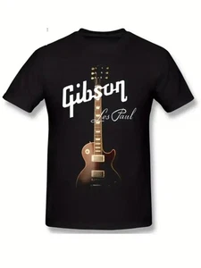 NEW Gibson Les Paul Guitar Tee Shirt Size XL 100% Cotton - Picture 1 of 2