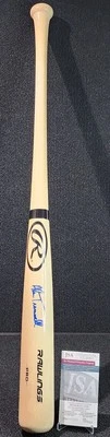 Alan Trammell Autographed Signed Rawlings Blonde Baseball Bat JSA - Image 1 of 4