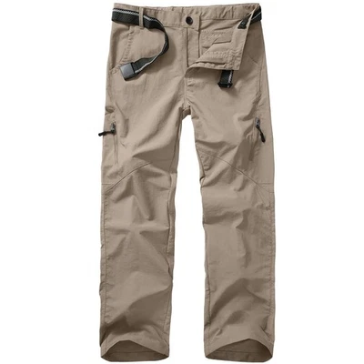 Youth Boys' Quick Dry Cargo Hiking Pants, Casual Kids' Outdoor Boy Scout Trou... - Image 1 of 4