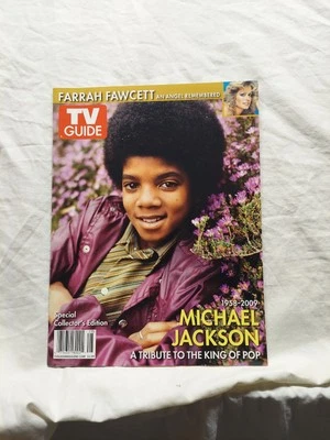June 2009 TV Guide Michael Jackson Farrah Fawcett Tribute Magazine Foto 1 de 4