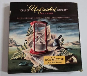 SCHUBERT Unfinished Symphony No 8 Box 3 x 7" Vinyl 45 rpm Set WDM 1039 - Picture 1 of 4