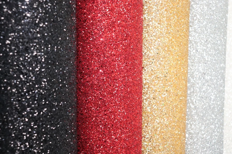 MIDTEX Glitter Fabric Jazz Large Flakes 54" Wide MK859 Mtex