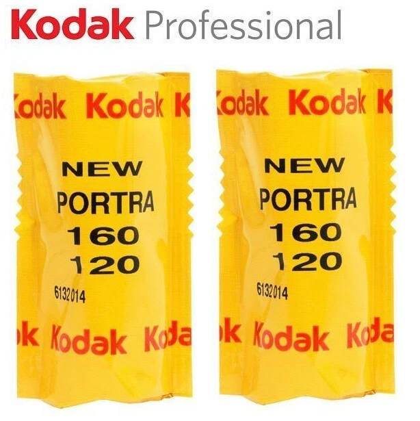 2 Rolls x KODAK Pro PORTRA 160 ISO 120 Medium Format Color Negative Film - Image 1 of 1