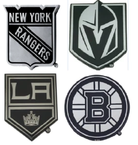 Brand New NHL Chrome Metal 3D Sticker Decal Emblem Car Truck SUV Made in USA - Picture 1 of 7