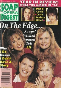 Soap Opera Digest 20.12.1994 LOUISE SOREL-EVA LARUE-SARAH M GELLAR-KELLY RIPA - Bild 1 von 1