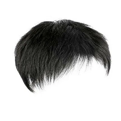 100% Clip in Human Hair Men Topper Toupee Hairpiece Toppee Wig Cover Loss Hair - Image 1 of 4