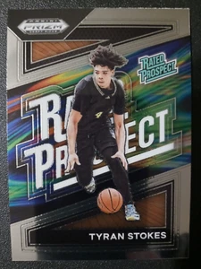 2024 Panini Prizm Rated Prospect Tyran Stokes RP # 8 " Prolific Prep " - Picture 1 of 2