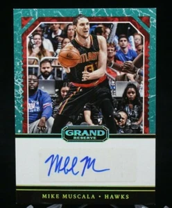 2016-17 Grand Reserve Signatures Marble #48 Mike Muscala Atlanta Hawks /10! - Picture 1 of 2