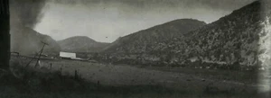 1906 Giant Dust Devil Tornado Old West Frontier Cabin Panoramic Photo Negative - Picture 1 of 4