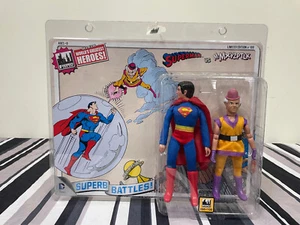 World's Greatest Heroes SUPERMAN VS MR MXYZPTLK Limited 96/100 Figures Toy Co. - Picture 1 of 2