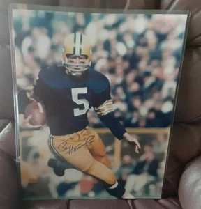 ENORME 16 x 20 Foto Firmada de Paul Hornung Packers Autógrafo con Certificado de Autenticidad Bonito AUTO - Imagen 1 de 1