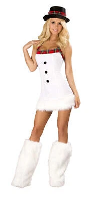 ADULTO MUJER SEXY NAVIDAD PRINCESA DE NIEVE POR ROMA - M/L Foto 1 de 2