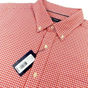 DANIEL CREMIEUX Mens XL Check Lightweight Pocketed Button Down CAMP CASUAL Shirt - Picture 1 of 9