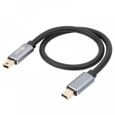 USB 2.0 Mini-B 5-Pin to Mini-B 5-Pin Male/Male Data OTG Cable - 0.3m - Image 1 of 4