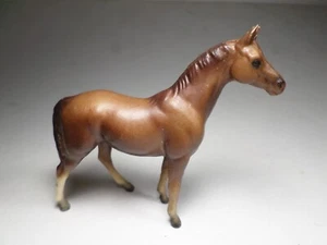 BREYER MOLDING CO horse 1975 brown 2.75 inches tall - Picture 1 of 9