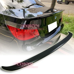 Painted BMW 04-10 E60 5-series Sedan A type trunk spoiler color:475 Black ◎ - Picture 1 of 4