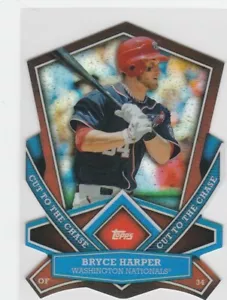 BRYCE HARPER Topps Baseball DIE-CUT INSERT CARD Nationals PHILADELPHIA PHILLIES! - Bild 1 von 2