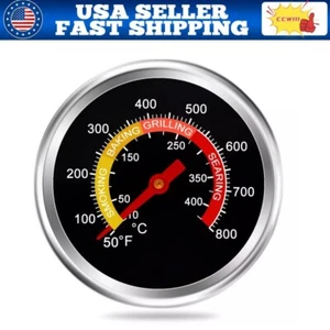 BBQ Grill Smoker Pit Thermostat BBQ Tool Barbecue Temperature Thermometer Gauge - Picture 1 of 9