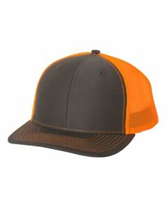 Richardson Trucker Hat Adjustable Ball Cap Mesh on Back Snapback Cap 112