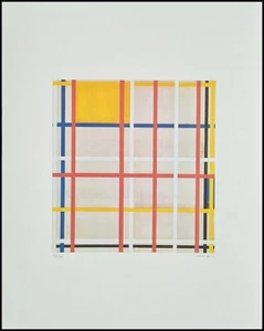 PIET MONDRIAN * New York City * 50 x 40 cm * signed lithograph *limited # 41/200 - Picture 1 of 7