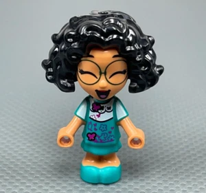 LEGO Minifigura Micro Muñeca Mirabel 43200 Disney's Encanto Ojos Cerrados Cabello Negro - Imagen 1 de 7