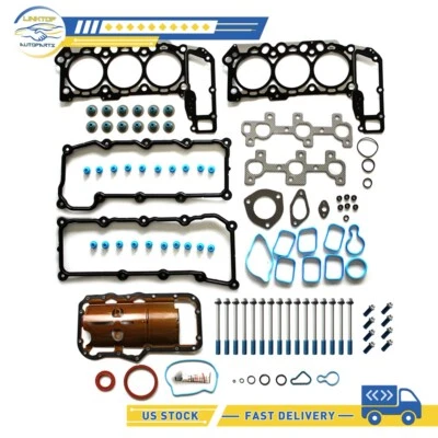 Full Gasket Bolts Set For 2002-2005 Dodge Ram Durango Dakota Jeep Liberty 3.7L - Image 1 of 4